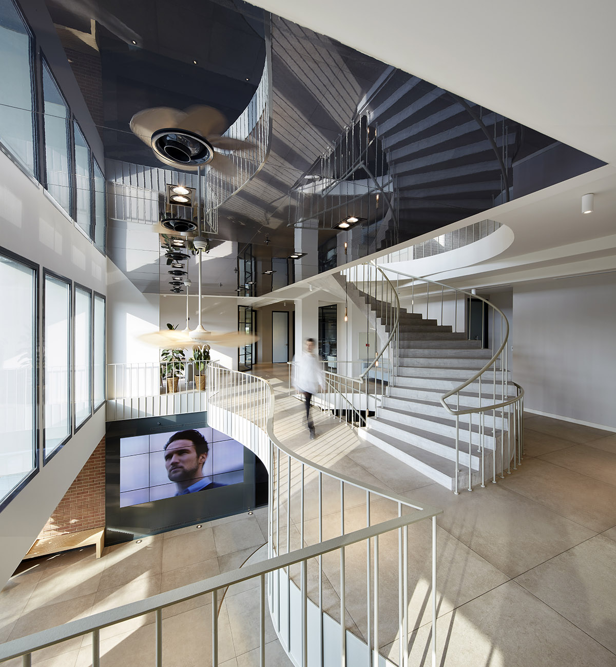 Yerce Architecture and ZAAS complete Empera Headquarters with large brick openings in Gaziantep