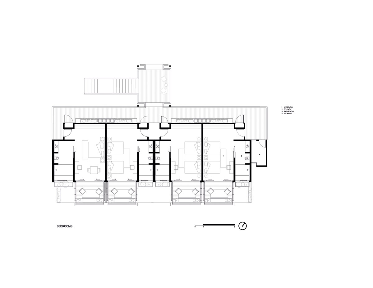 Studio Saxe converts former disused house into a tropical hotel in a hidden town of Costa Rica