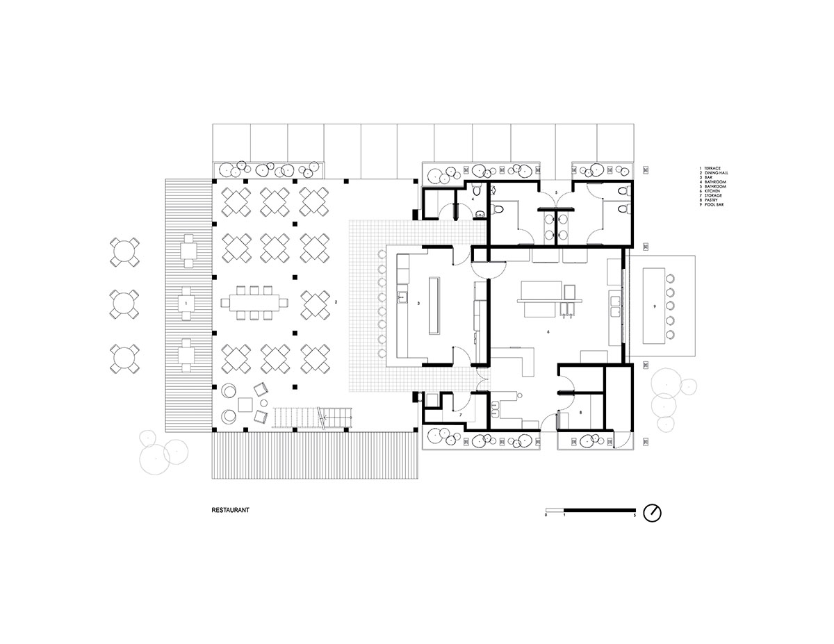 Studio Saxe converts former disused house into a tropical hotel in a hidden town of Costa Rica