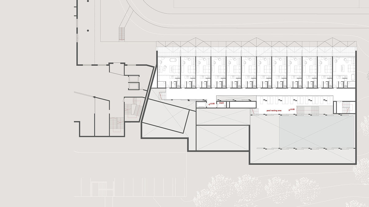 Enota unveils Hotel Natura extension with protruding triangular timber fa&ccedil;ade in Rogla, Slovenia