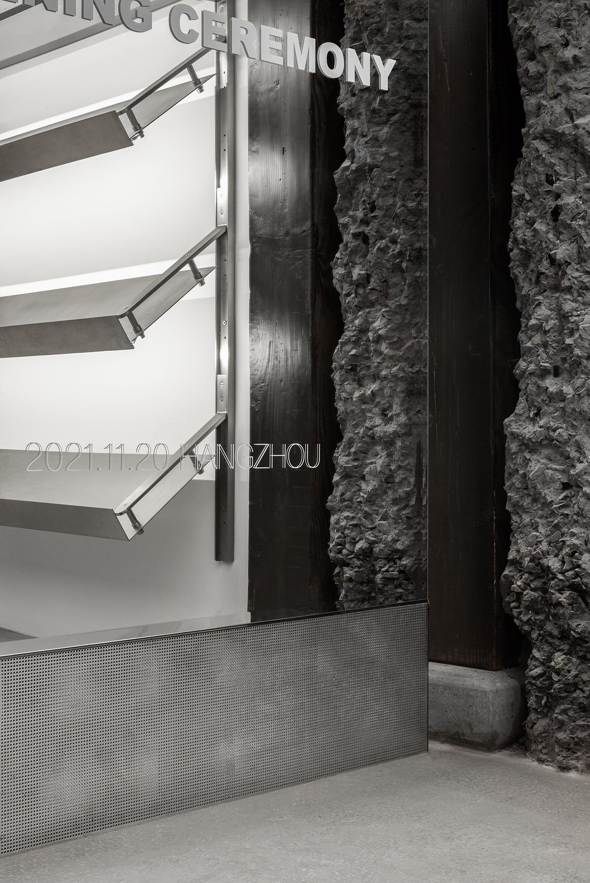 say architects reinterprets ten decades old building as a new store in Hangzhou