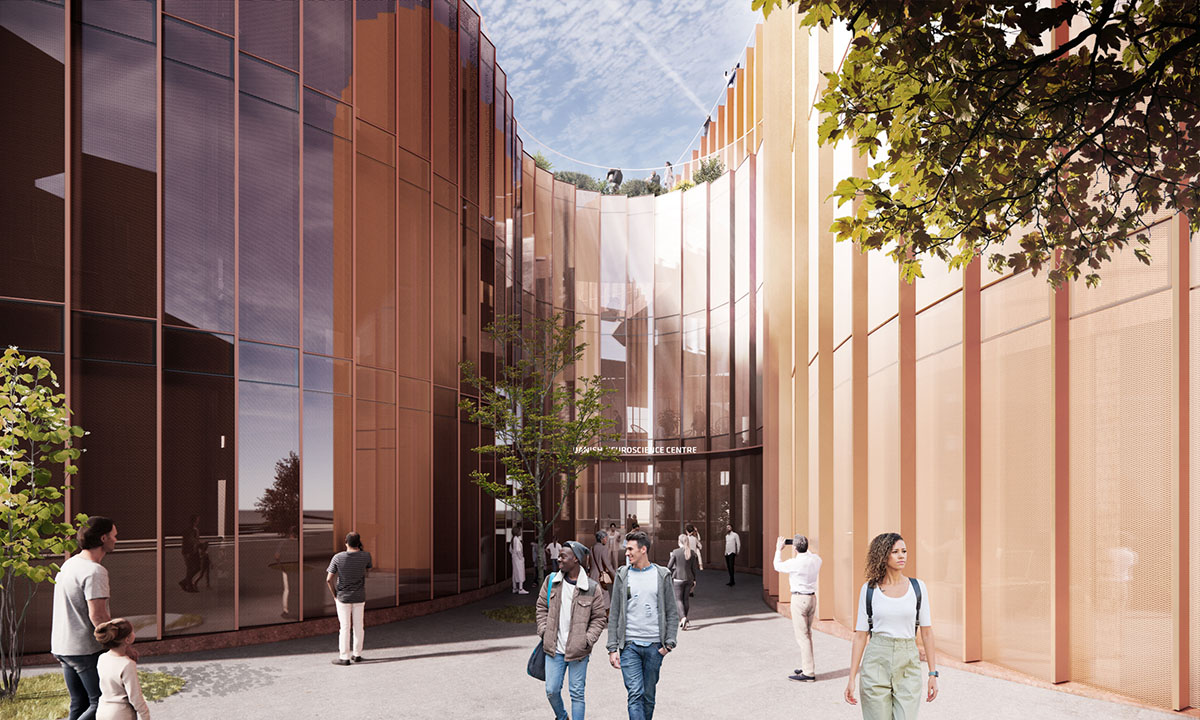 BIG designs Neuroscience and Psychiatrics Center with interlinked buildings in Denmark