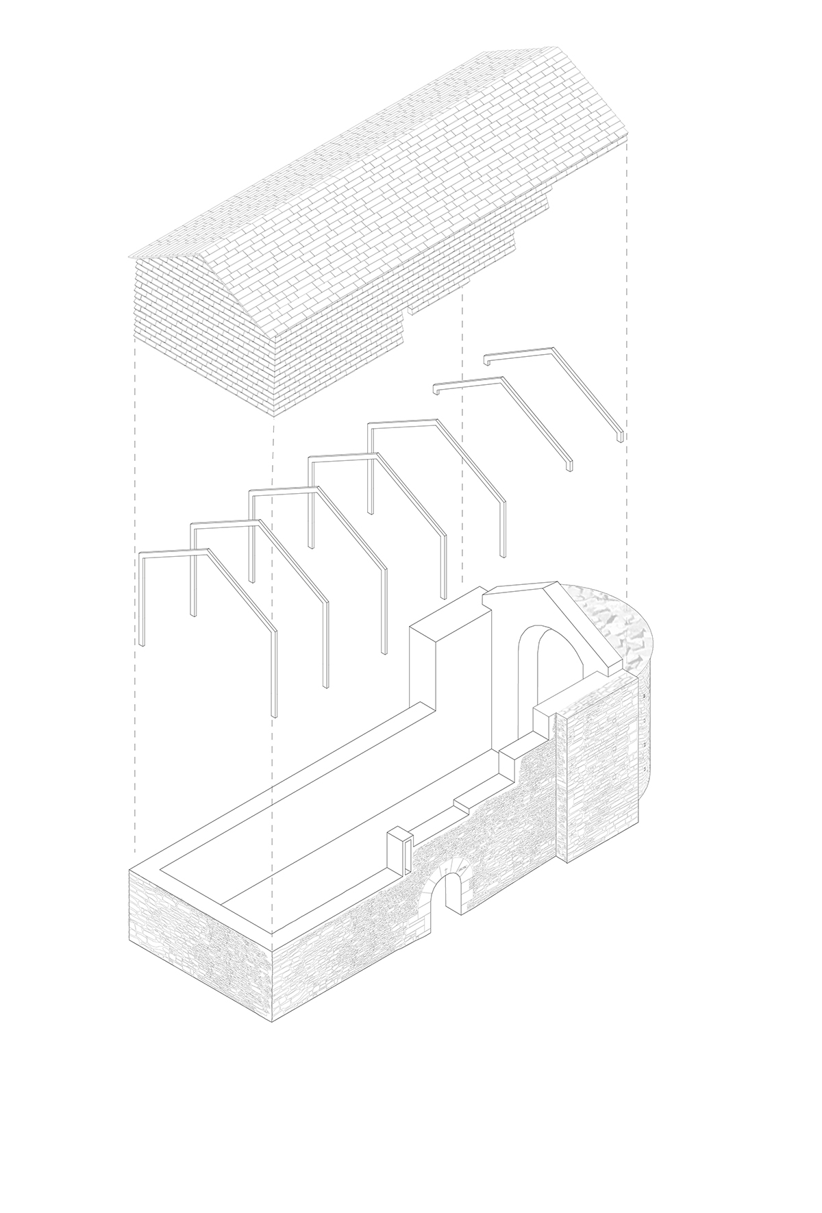Sebastián Arquitectos SLP converts ancient hermitage into a resting space for pilgrims in Spain 