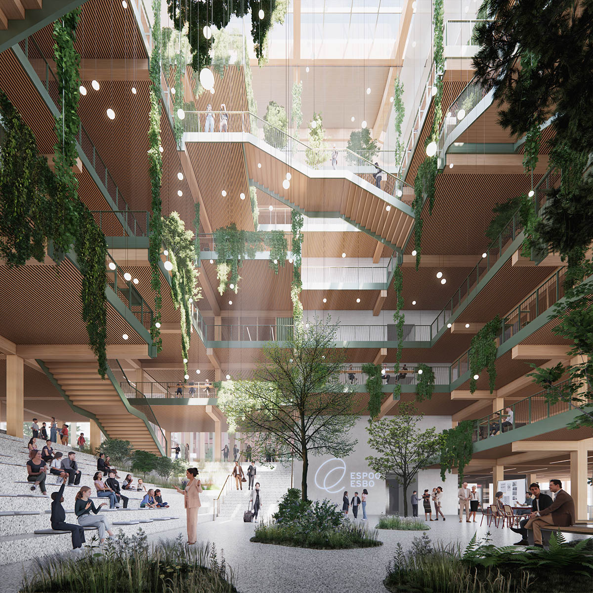 Cobe and Lundén Architecture Company win competition to design wooden ...