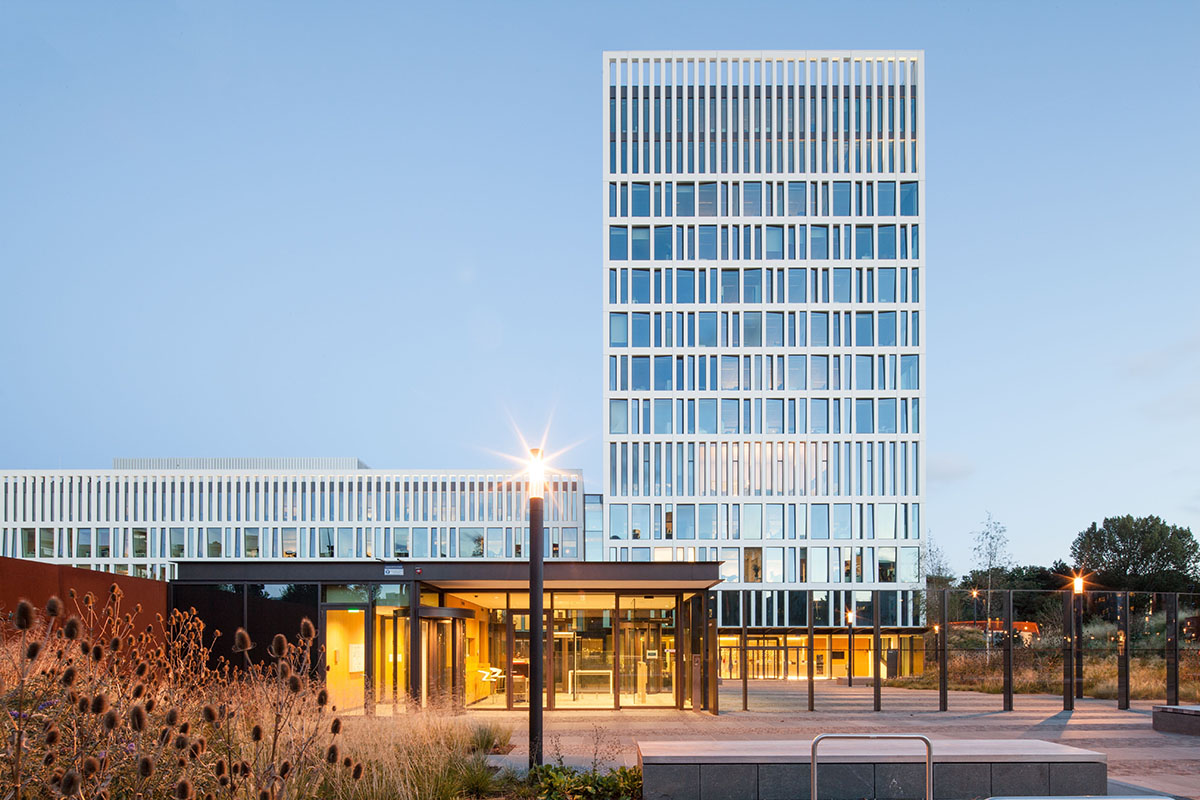 Mecanoo completes new Eurojust Headquarters in the Hague with rhythmically-designed facade elements