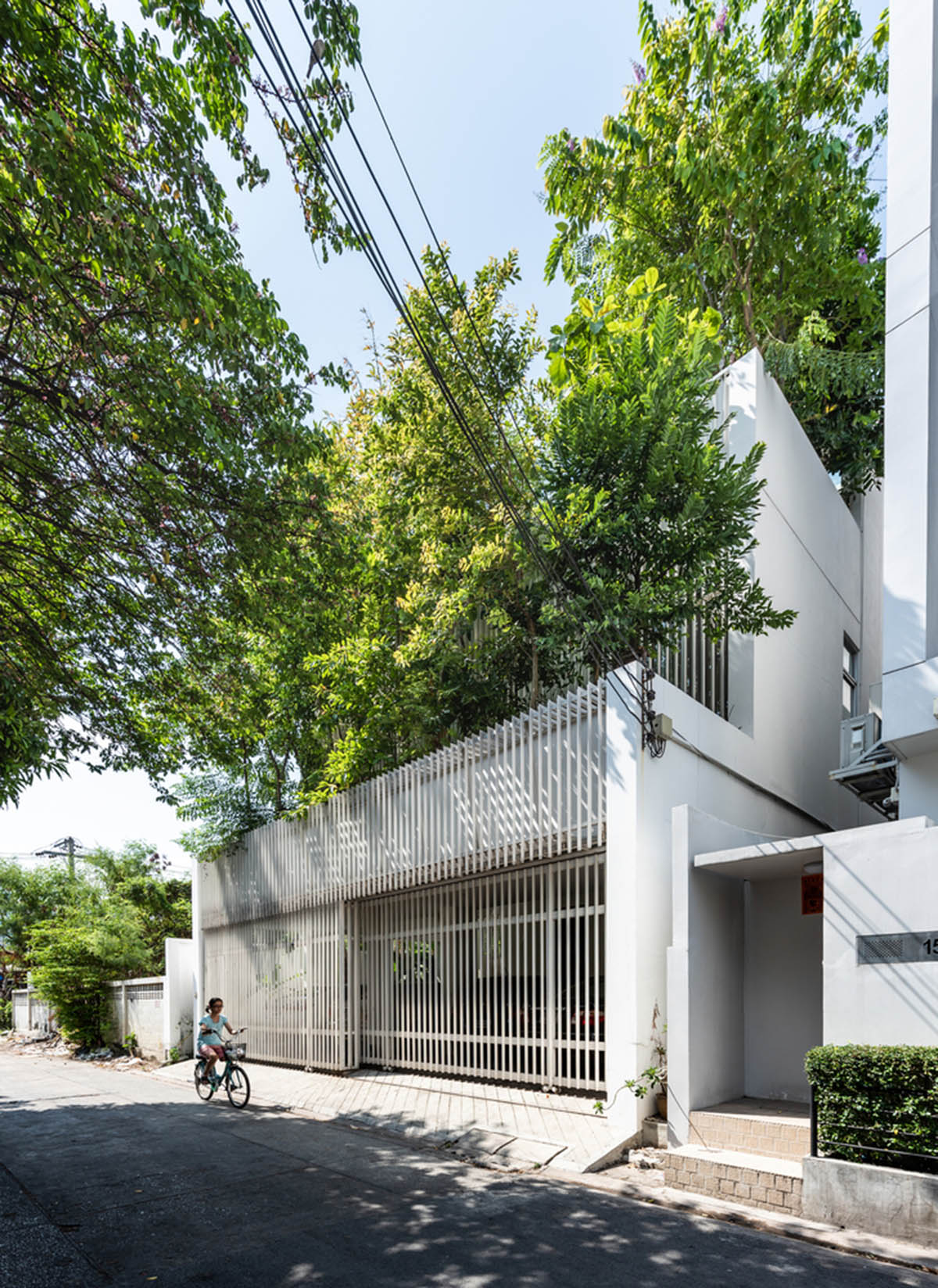 Shma Company Limited built residence that features bulging mini forest from its facade in Thailand