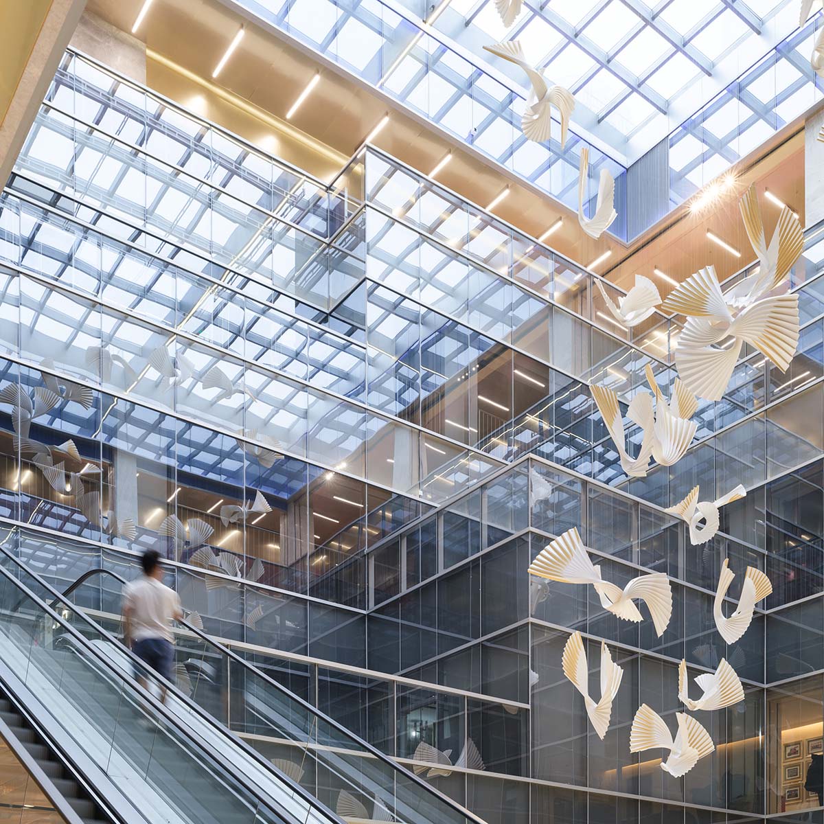 CLOU renovates Beijing's Huijing Twin Towers with a three-dimensional city courtyard