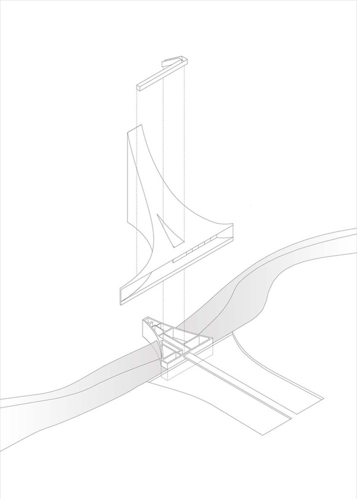 O-office Architects designs curvy chapel that opens up a vertical window to the seaside in Shanwei