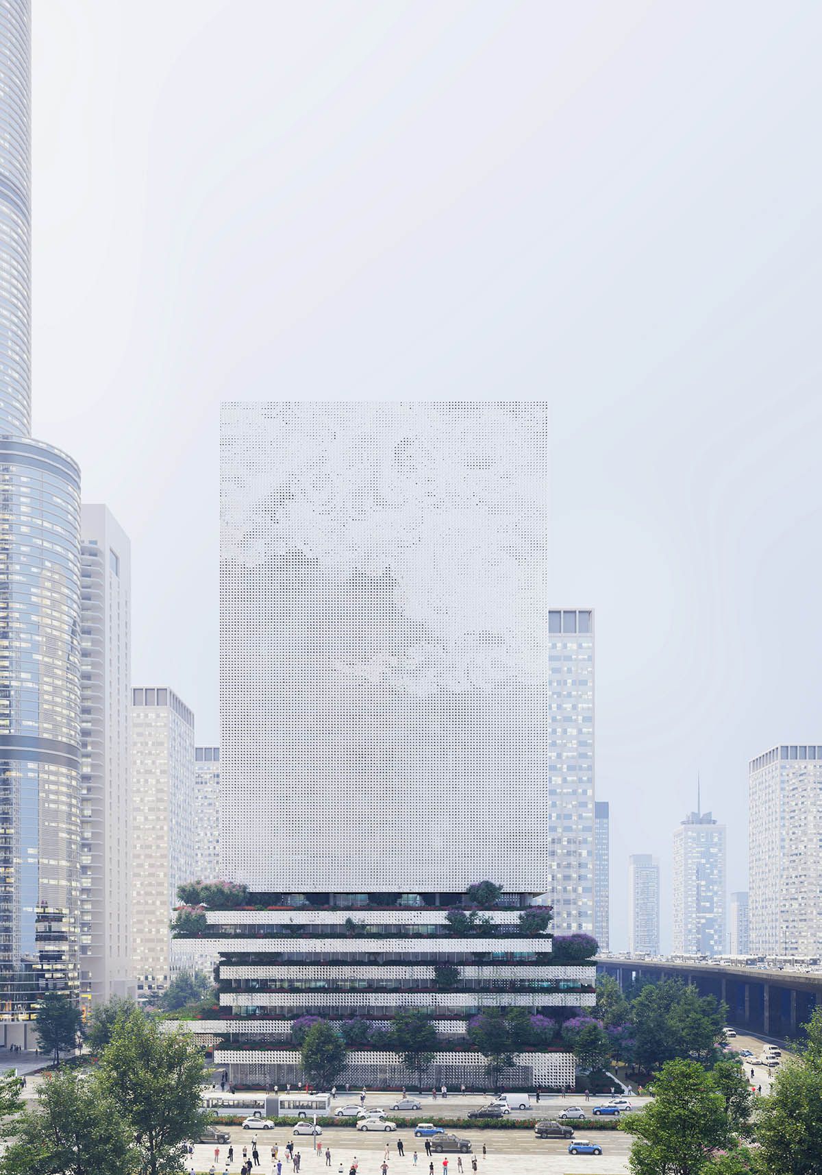 Mecanoo unveils design for digital Qianhai Data Centre in Shenzhen