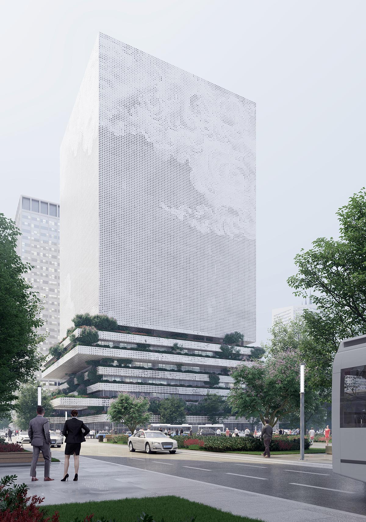 Mecanoo unveils design for digital Qianhai Data Centre in Shenzhen