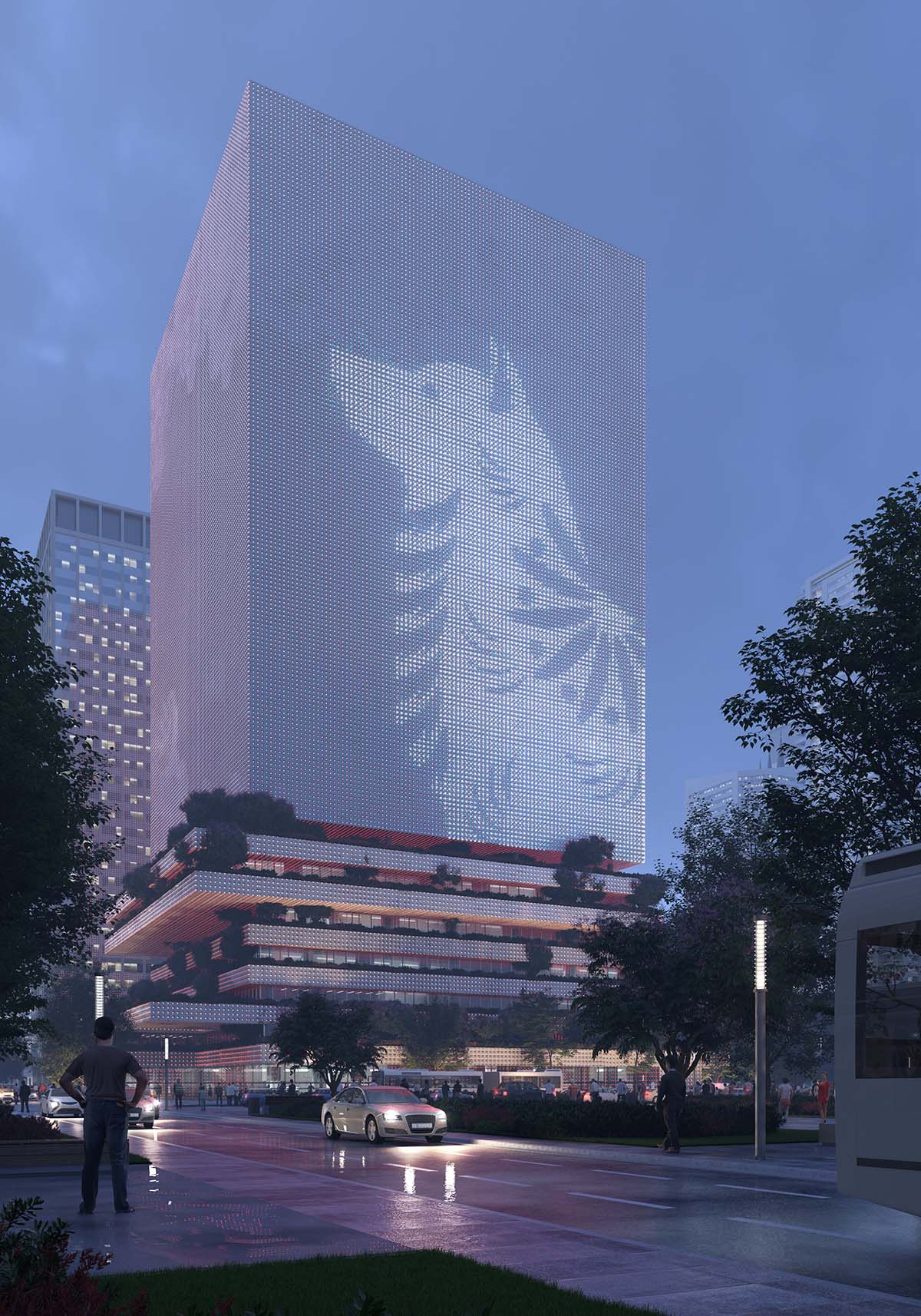 Mecanoo unveils design for digital Qianhai Data Centre in Shenzhen