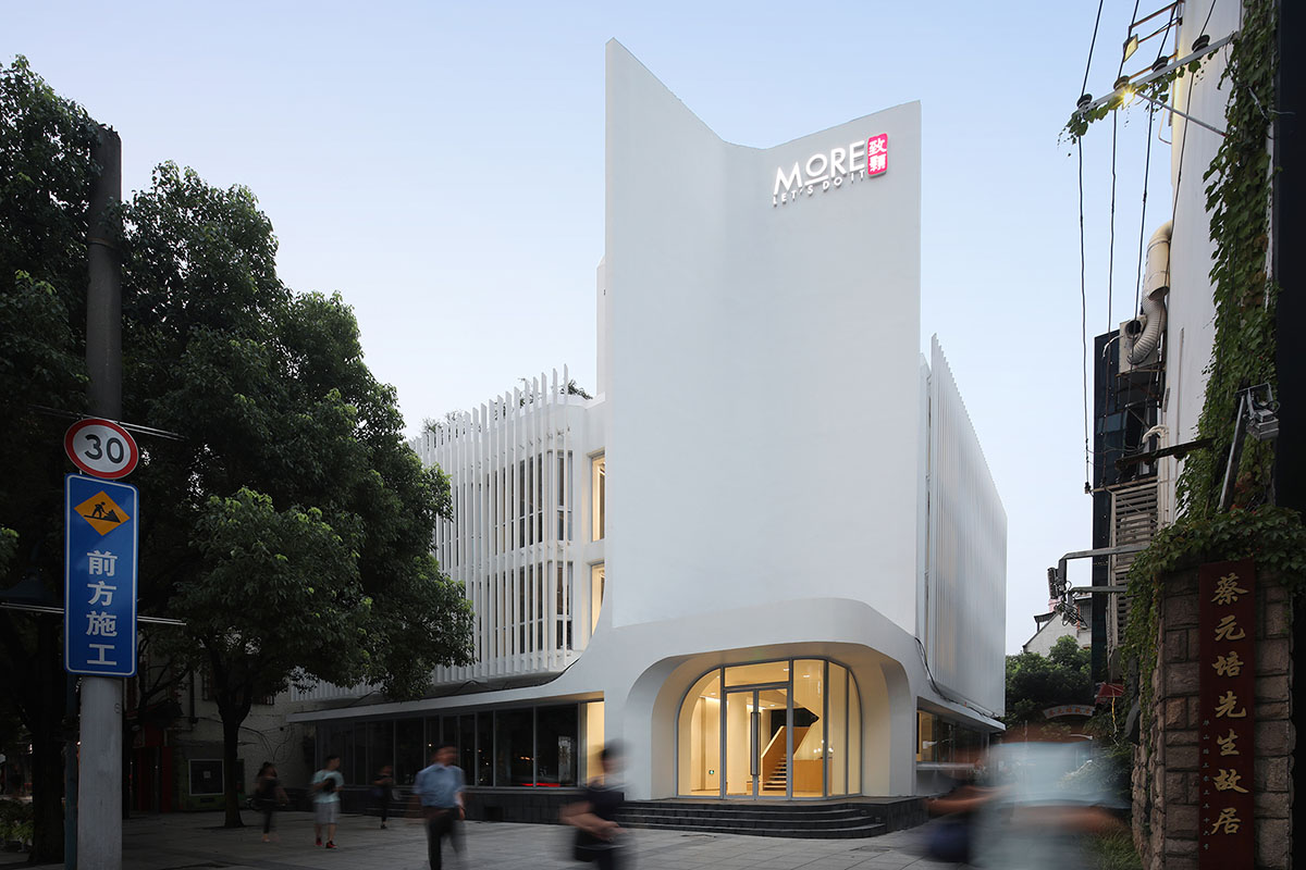 ArchUnits creates soft and fluid facade for an office building in Shanghai