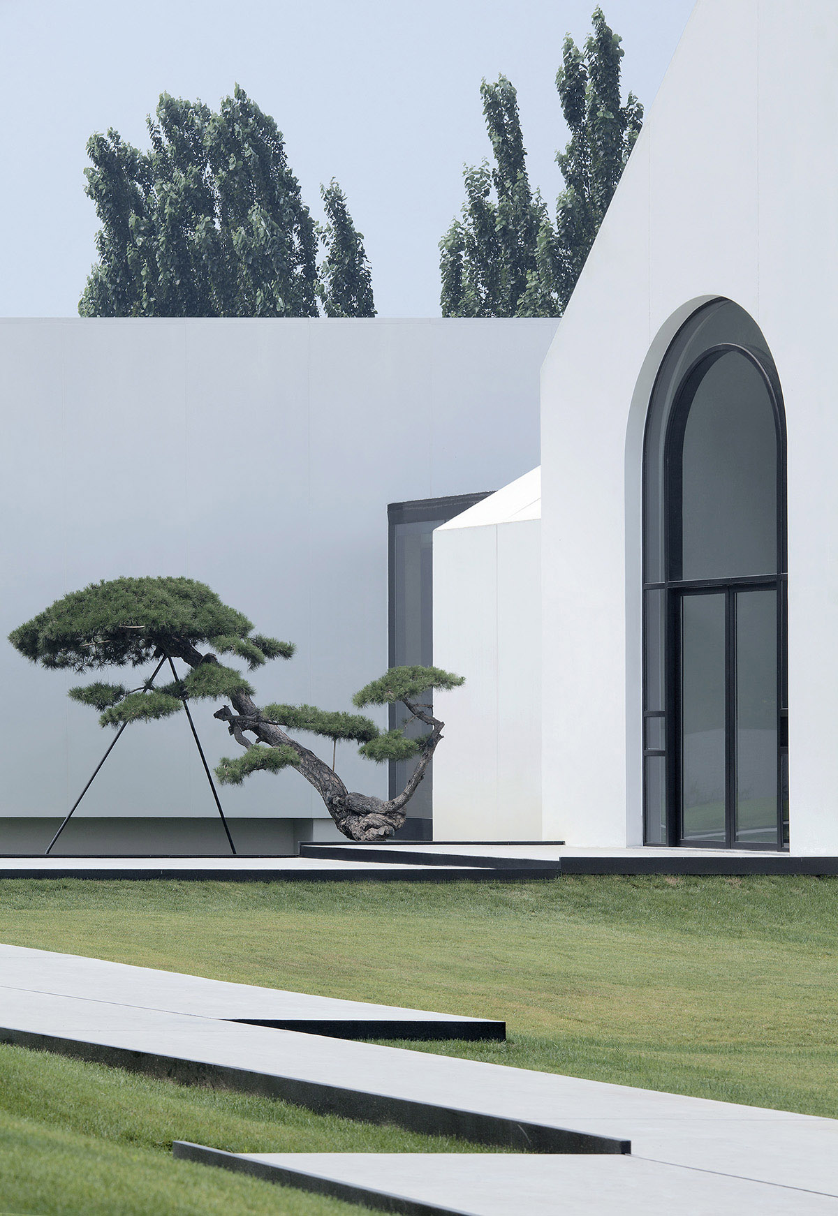 Vermilion Zhou Design Group In China Created An Art Museum That Has 199 Pine Trees