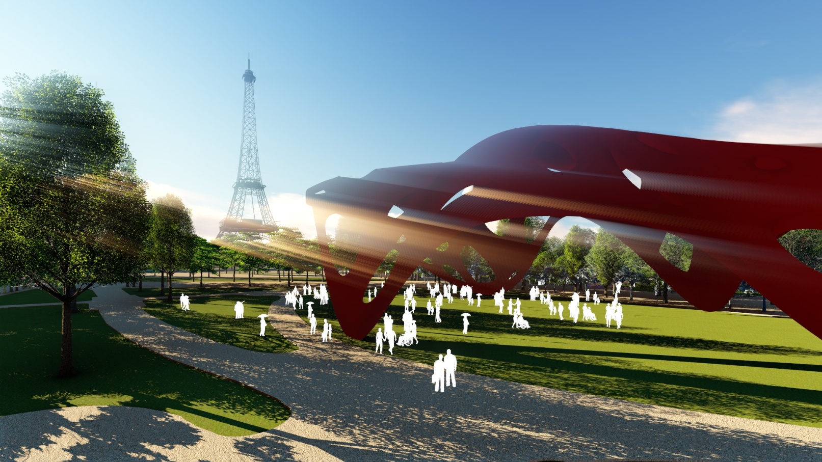 Eiffel Tower: View From India. What’s Up Paris - A Finalist Entry