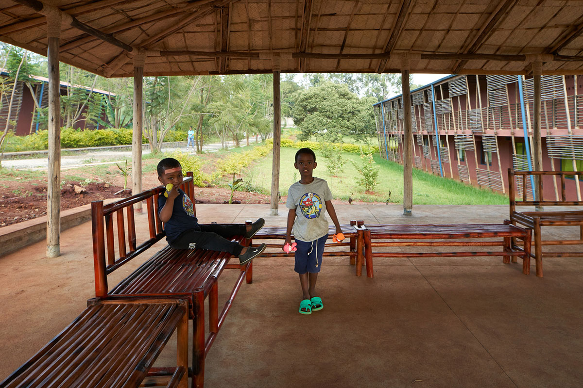 Ethiopian campus by StudioBenaim is dedicated to street children and features local elements
