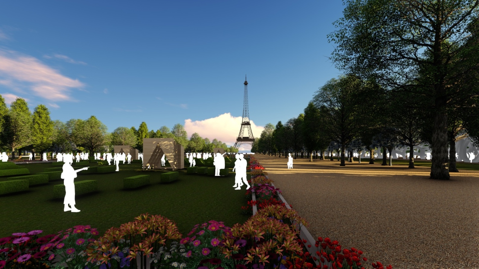 Eiffel Tower: View From India. What’s Up Paris - A Finalist Entry