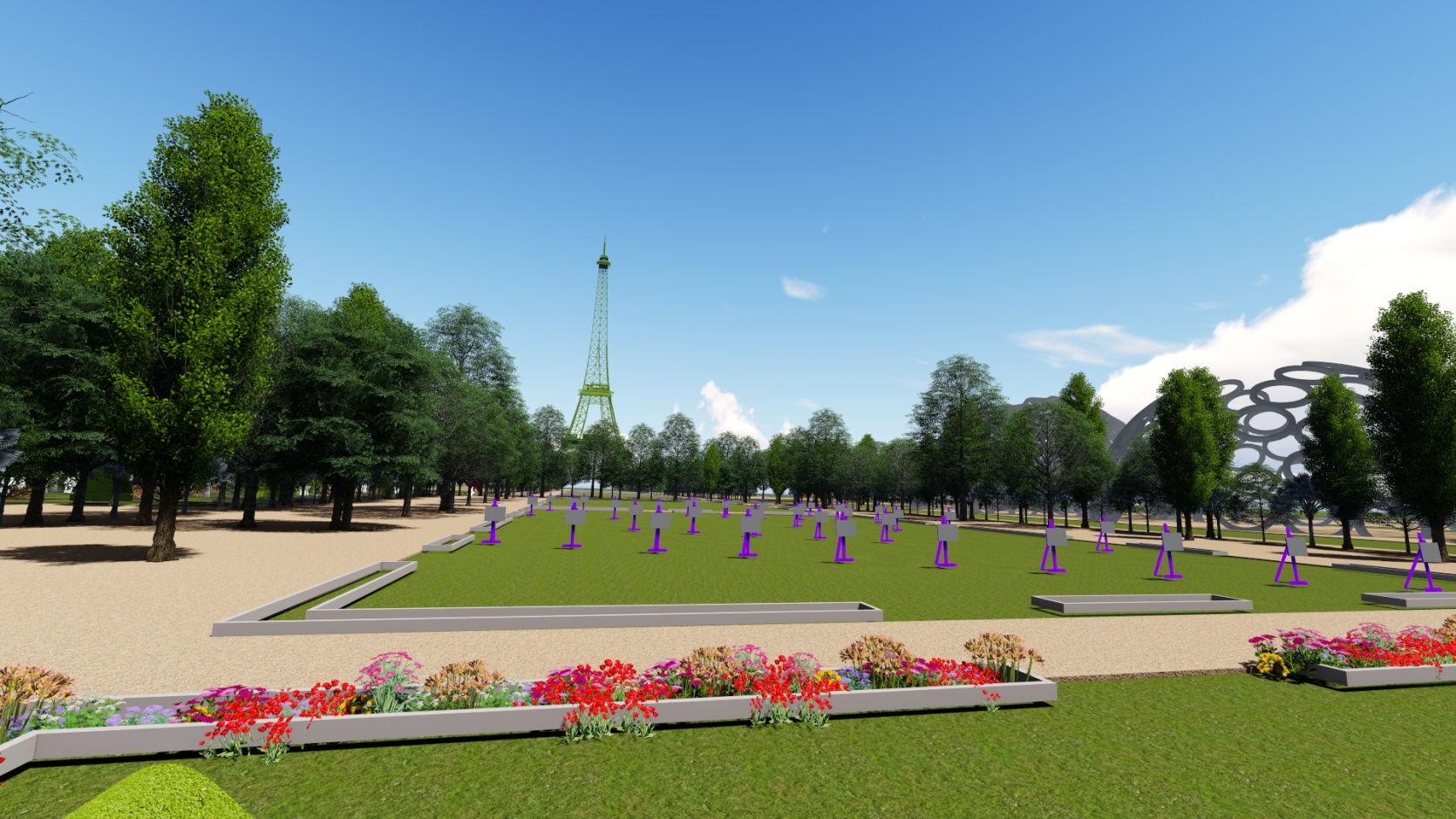 Eiffel Tower: View From India. What’s Up Paris - A Finalist Entry