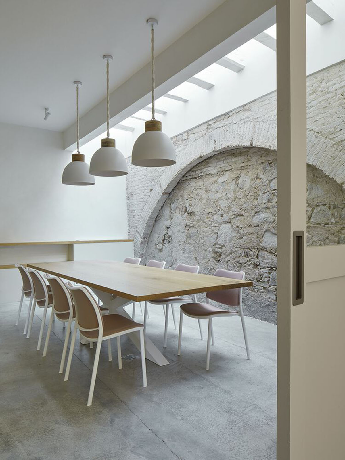 Cosybarcelona converts former cereal factory into a double-height yoga studio in Barcelona 