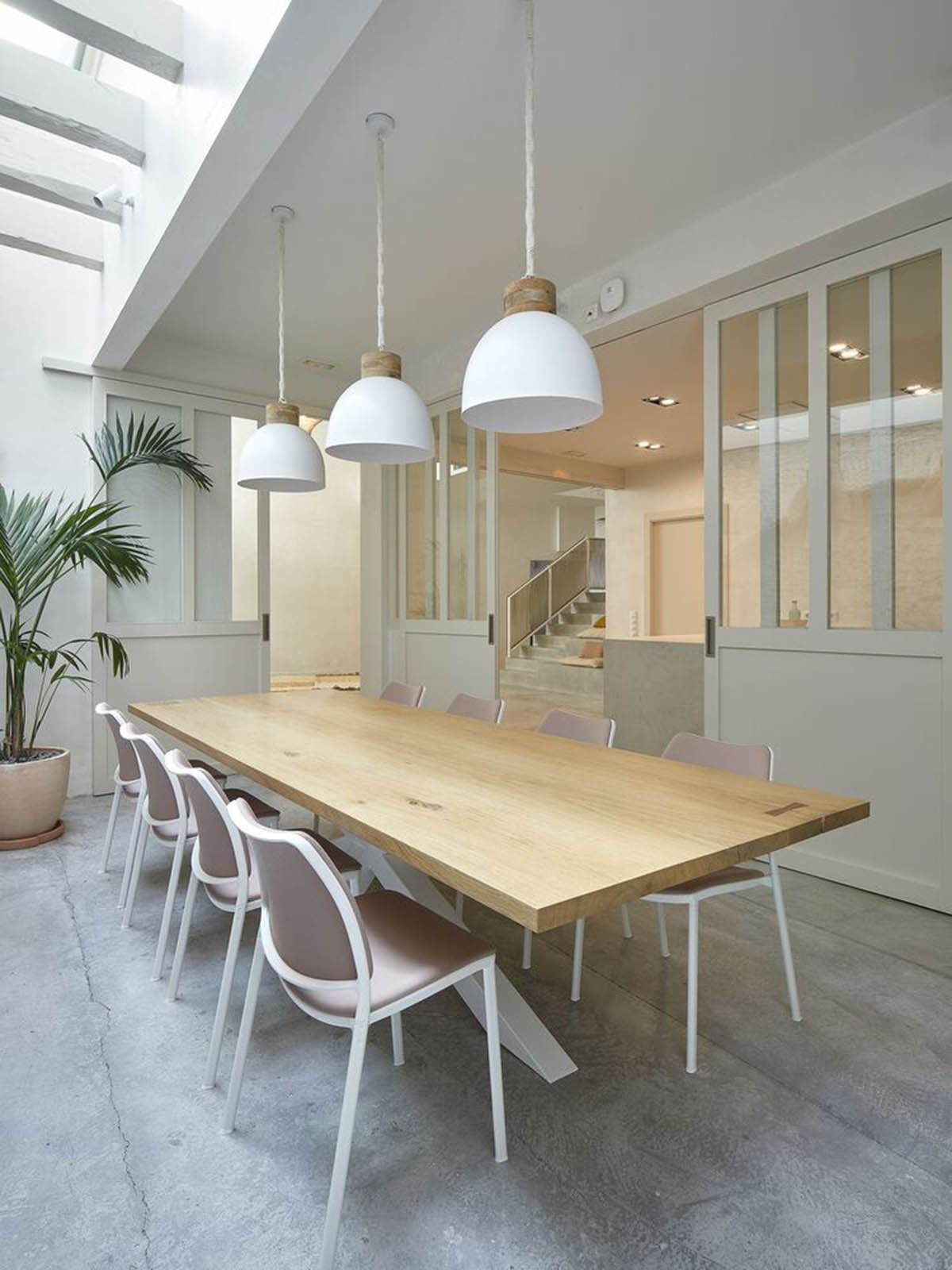 Cosybarcelona converts former cereal factory into a double-height yoga studio in Barcelona 