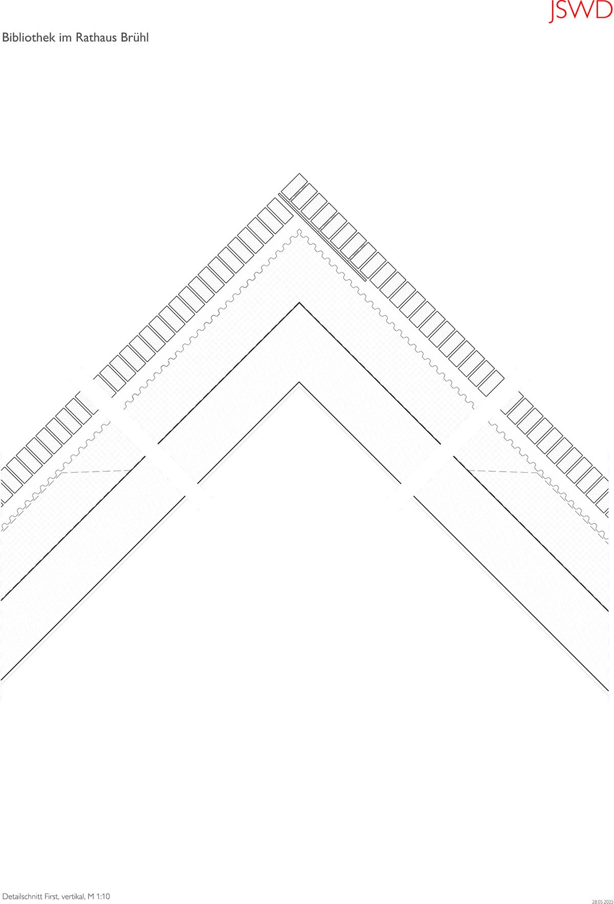 JSWD extends 1960s town hall with interlocking structures and perforated façade in Germany 