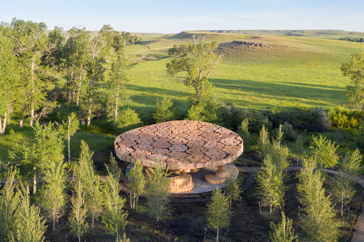 Francis Kéré Uses Sustainable Wooden Logs For Tippet Rise Art Center ...