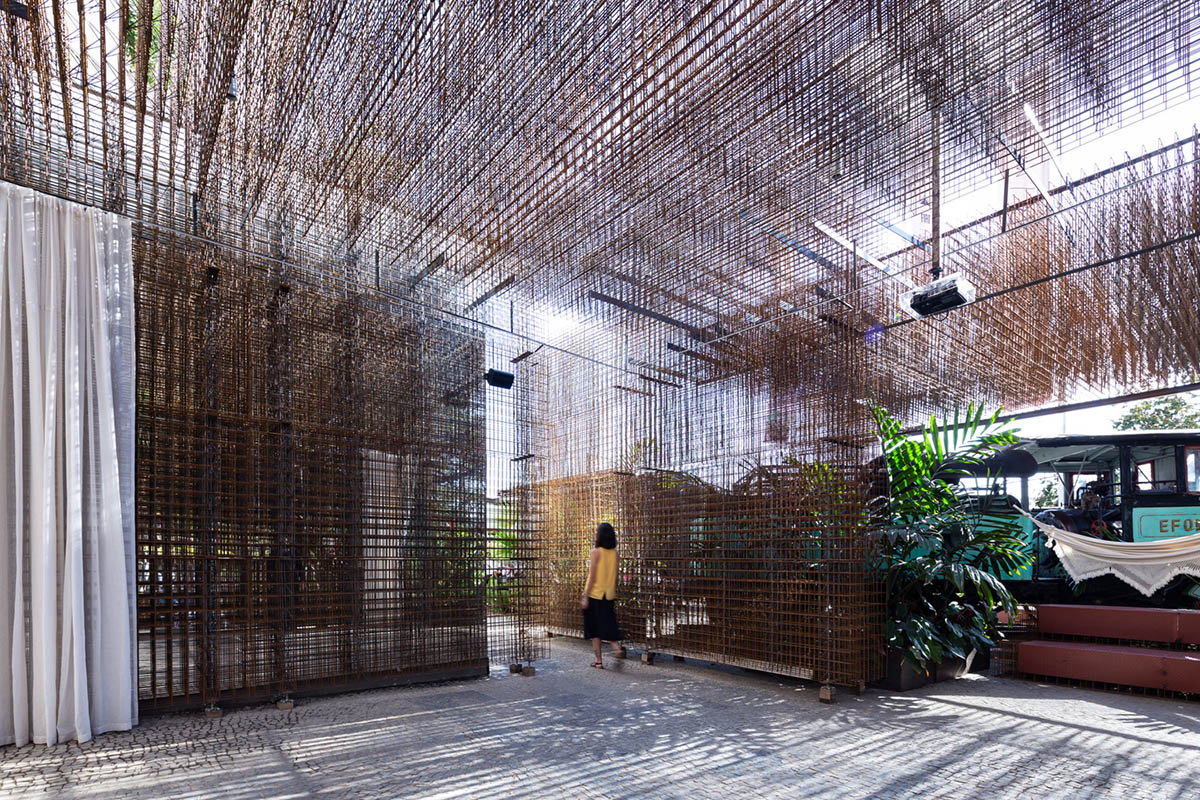 Arquitetos Associados created steel Cloud Pavilion as an active urban intervention in Brazil