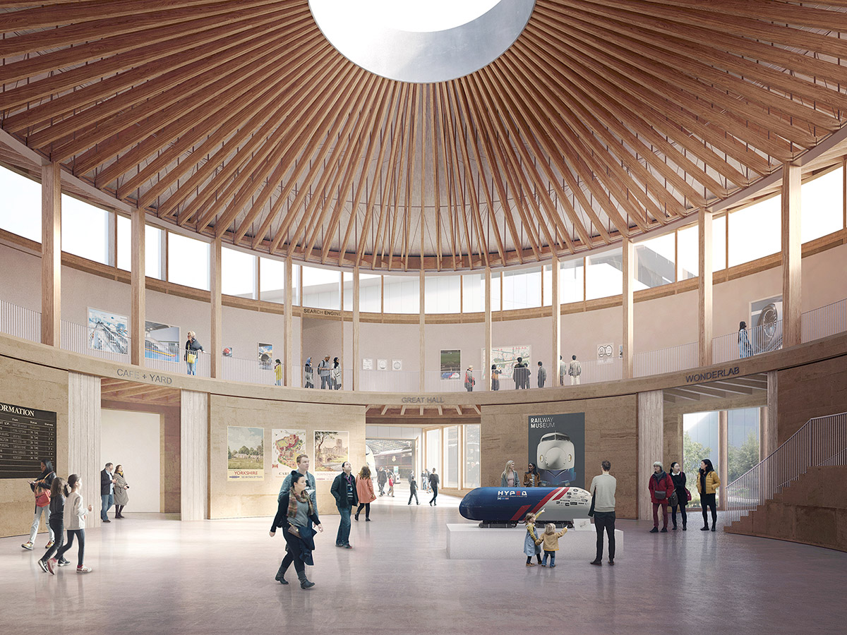 Feilden Fowles wins National Railway Museum's Central Hall Design Competition