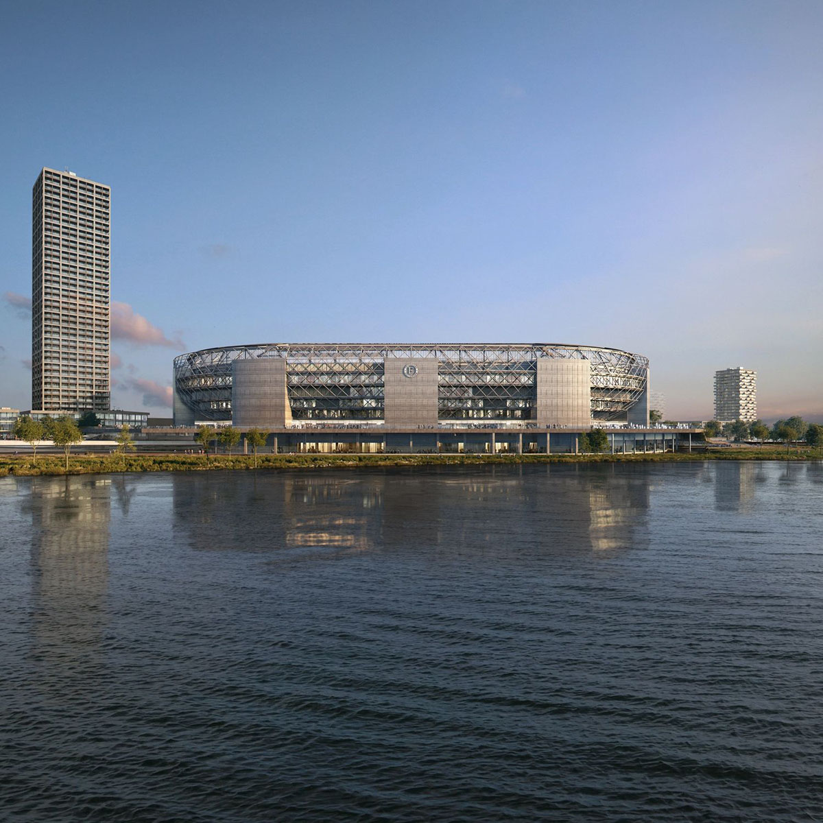 OMA and LOLA revise design for Feyenoord Stadium in Rotterdam