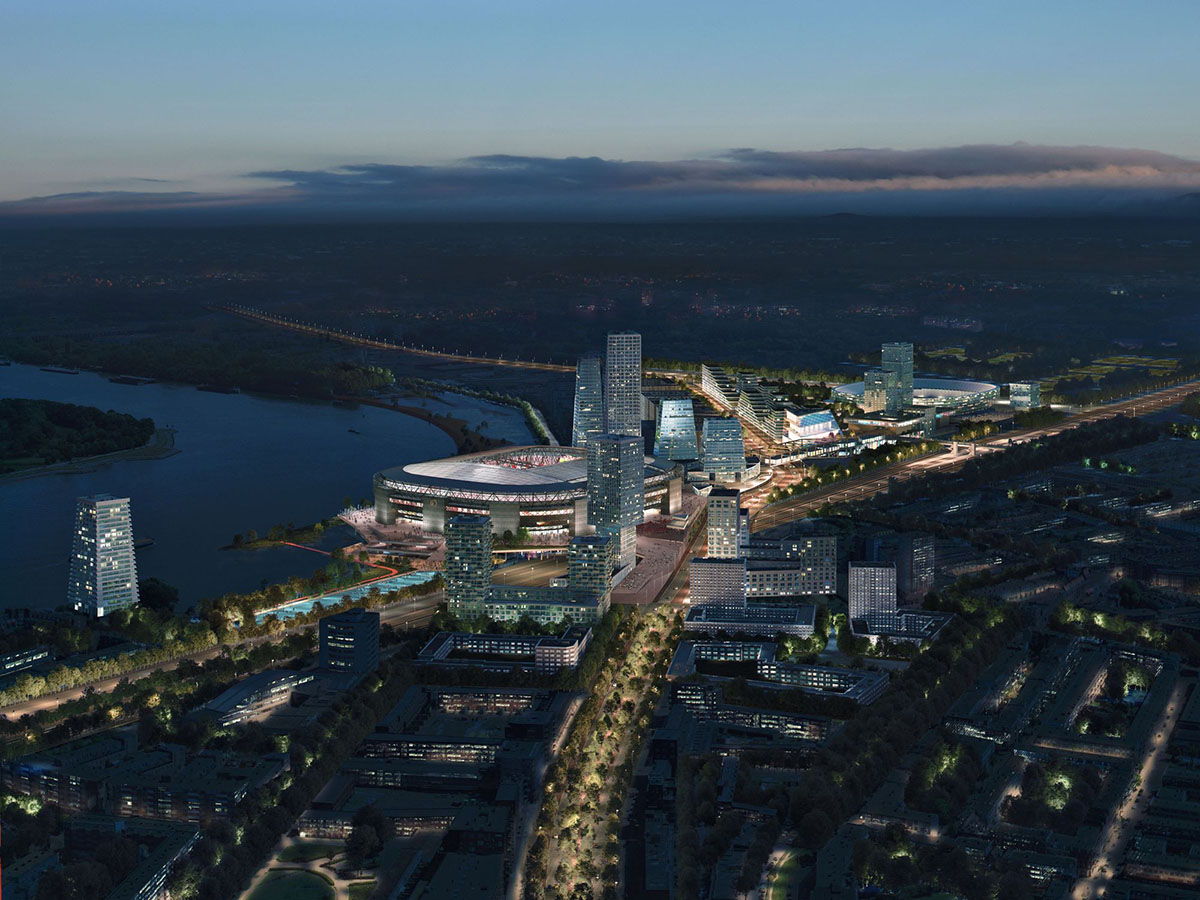 OMA and LOLA revise design for Feyenoord Stadium in Rotterdam