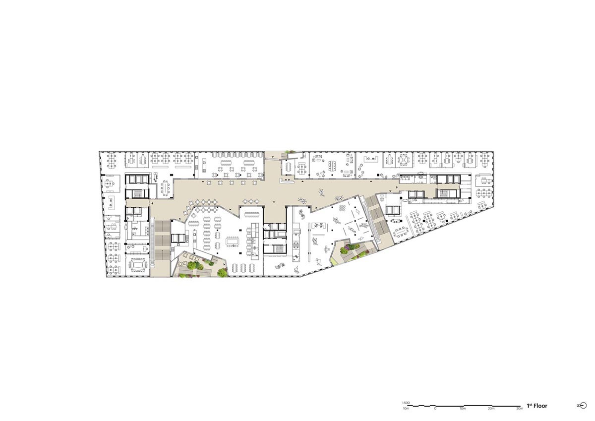 MVRDV completes geology-inspired skyscraper Valley in Amsterdam 