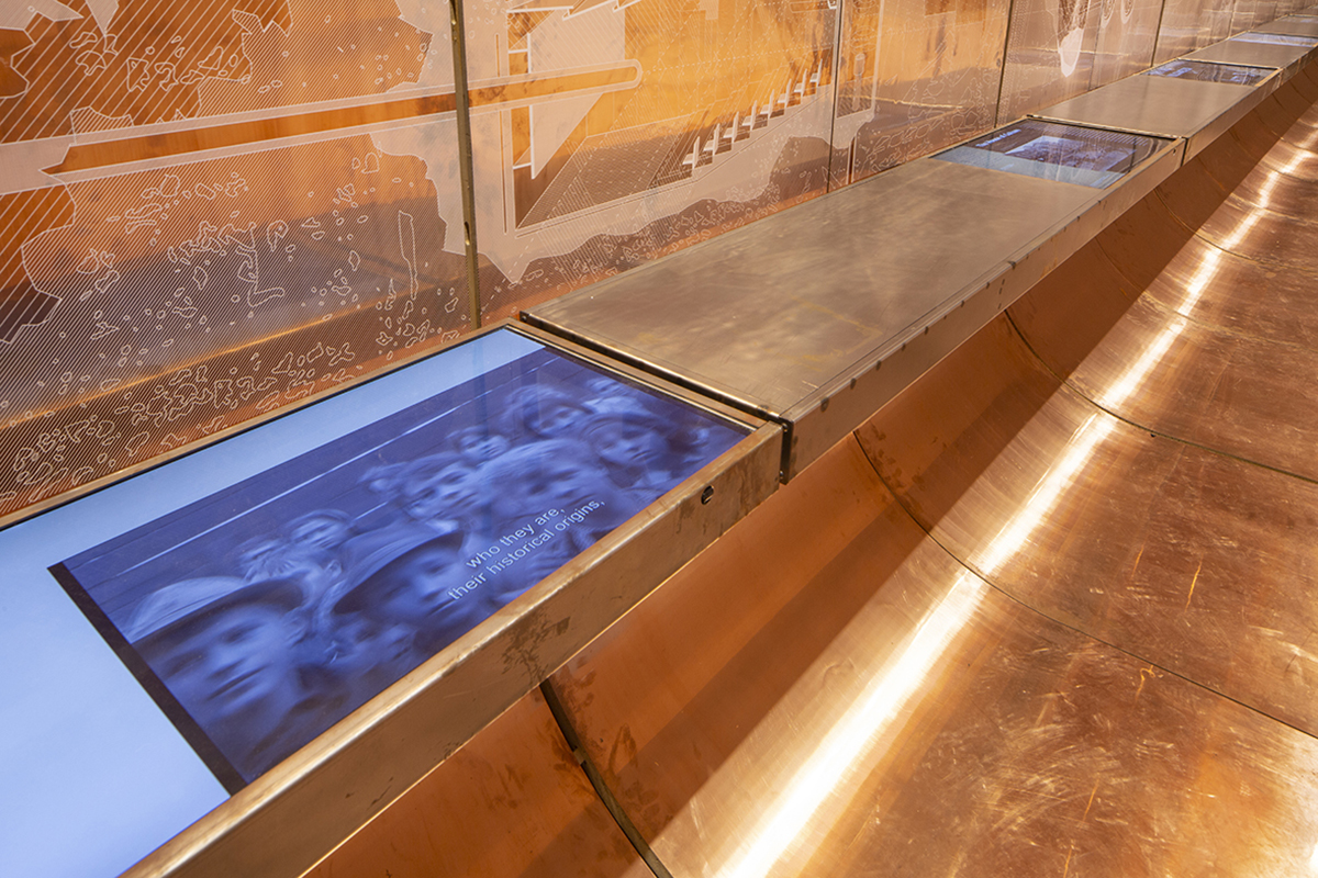 Serbian Pavilion's copper-clad exhibition looks at present and the future of industrial towns