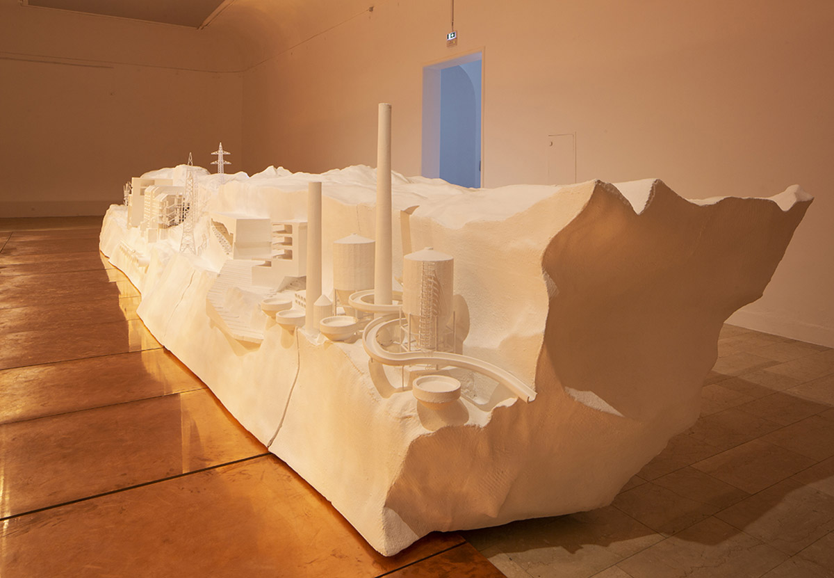 Serbian Pavilion's copper-clad exhibition looks at present and the future of industrial towns