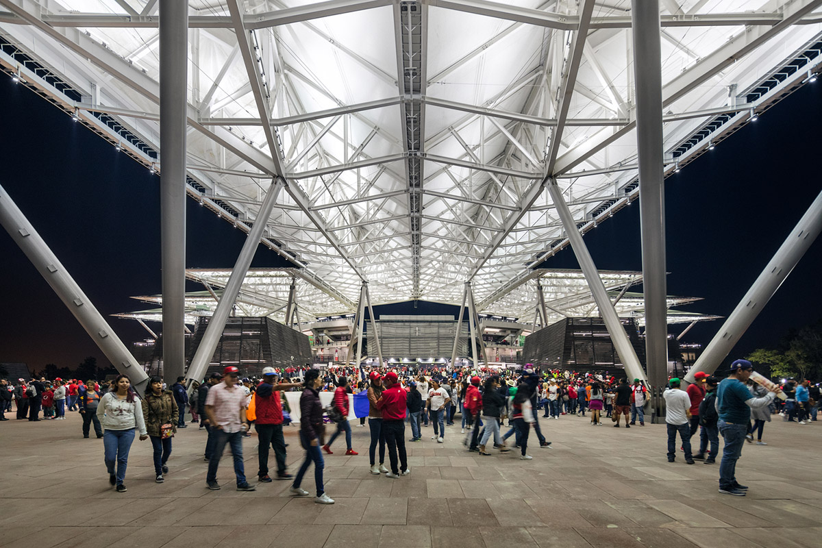 Mexico City's new Diablos Rojos Stadium mixes tradition with