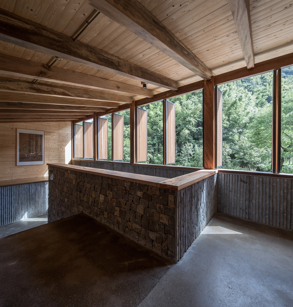 Continuation Studio converts old farmhouse into a boutique hotel dressed with ancient wood