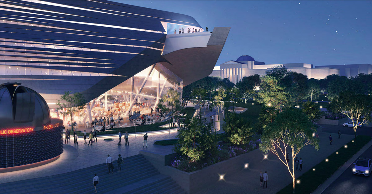 Five anonymous design proposals revealed for Bezos Learning Center in Washington D.C.