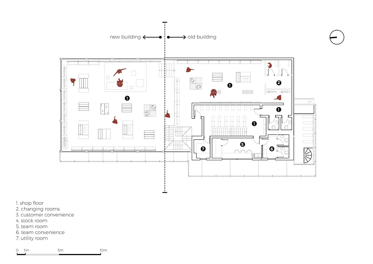 Lagos context informs Oshinowo Studio-designed Adidas flagship store clad in perforated sheets