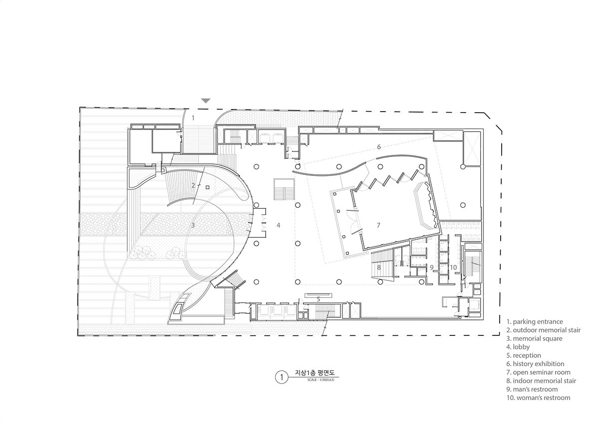 Seoinn Design Group built a curvaceous church with fluid towers challenging to traditional churches