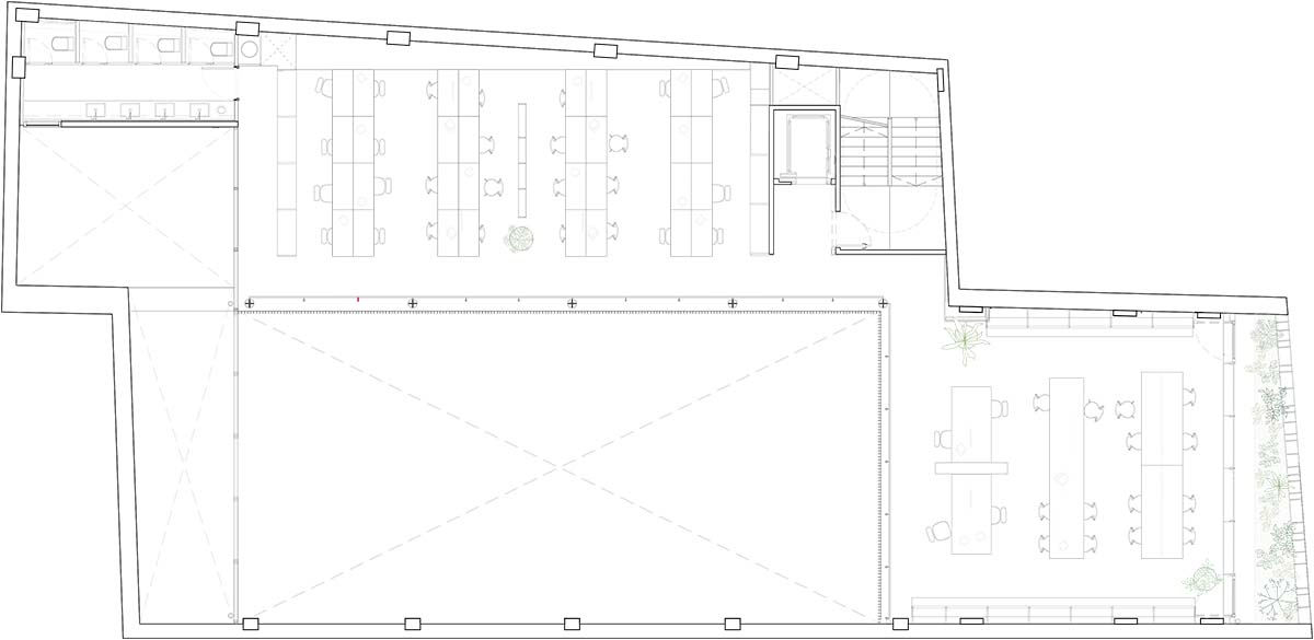 Ana Smud Studio transforms old warehouse into office and exhibition space in Buenos Aires city