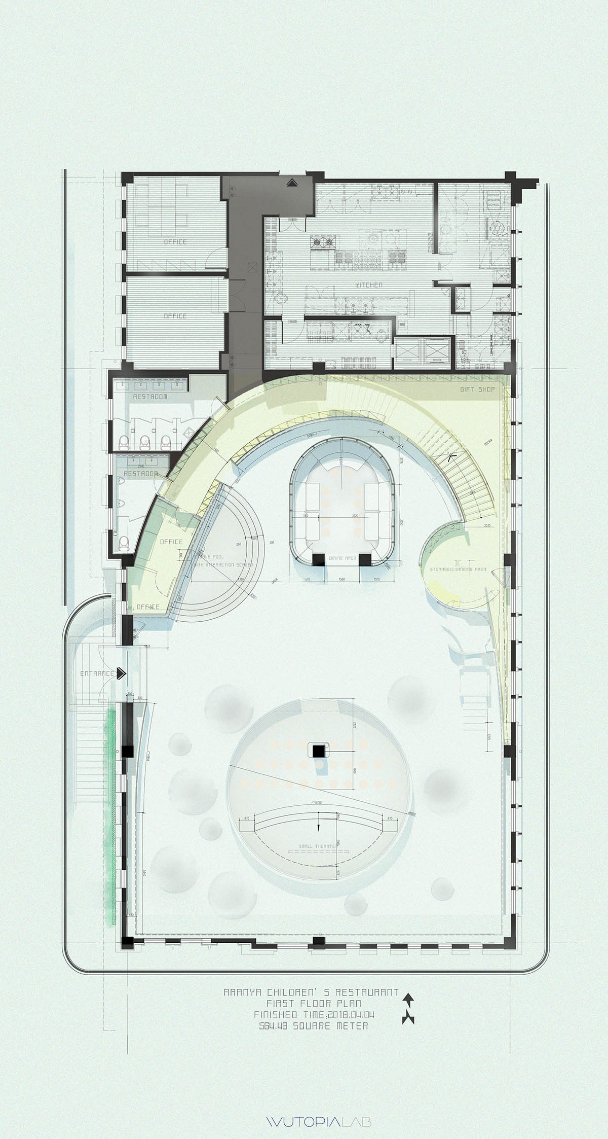 Wutopia Lab Designed a Restaurant as a Magical Neverland for Kids