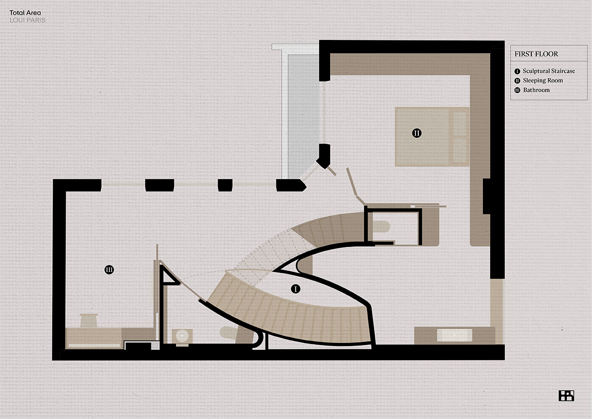 Holzrausch Studio creates a tranquil wooden retreat in the heart of Paris