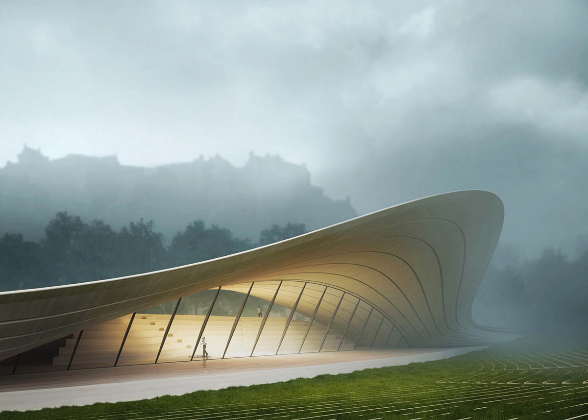 Concept designs unveiled for Ross Pavilion Design In Edinburgh