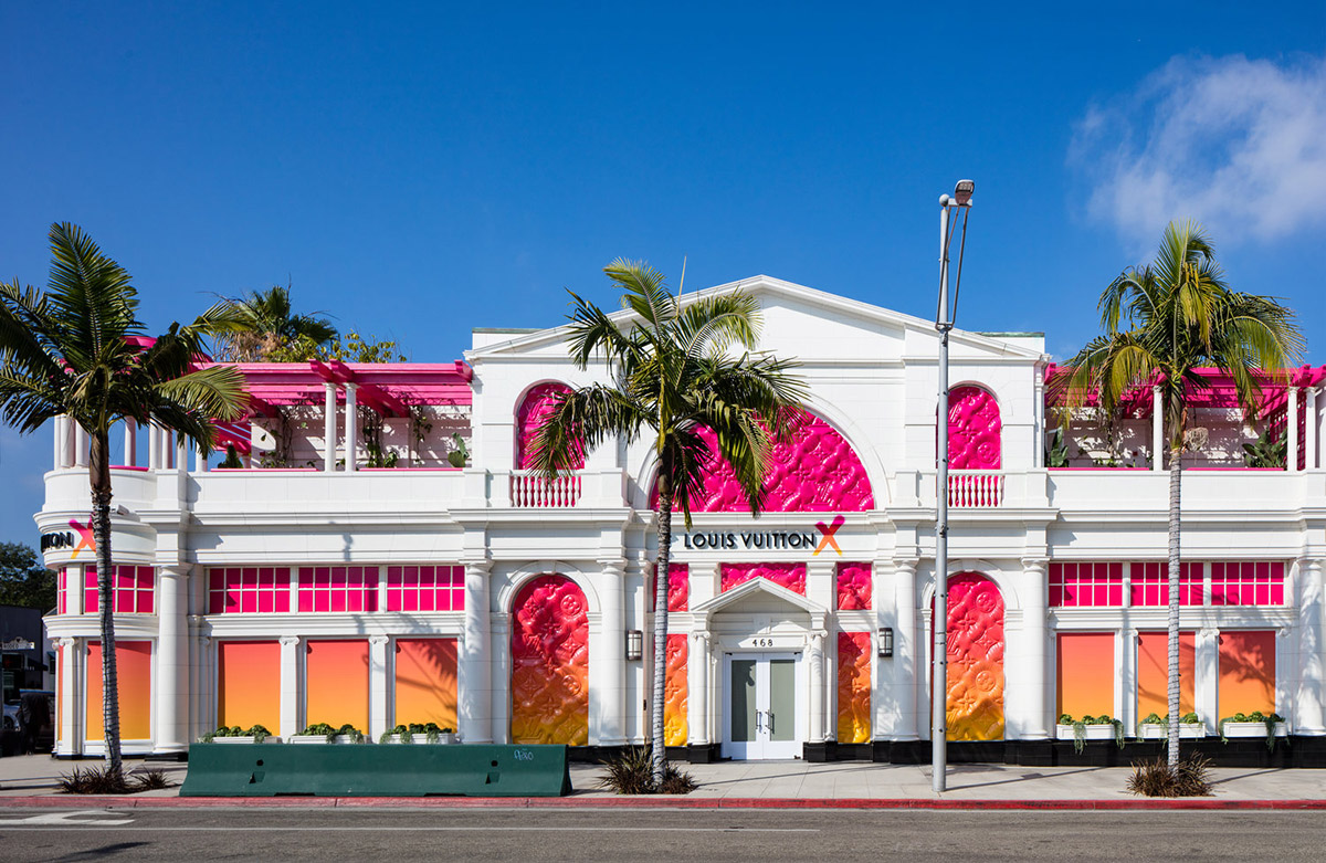 Art and fashion meet at Louis Vuitton X exhibition with vivid colors in  Beverly Hills
