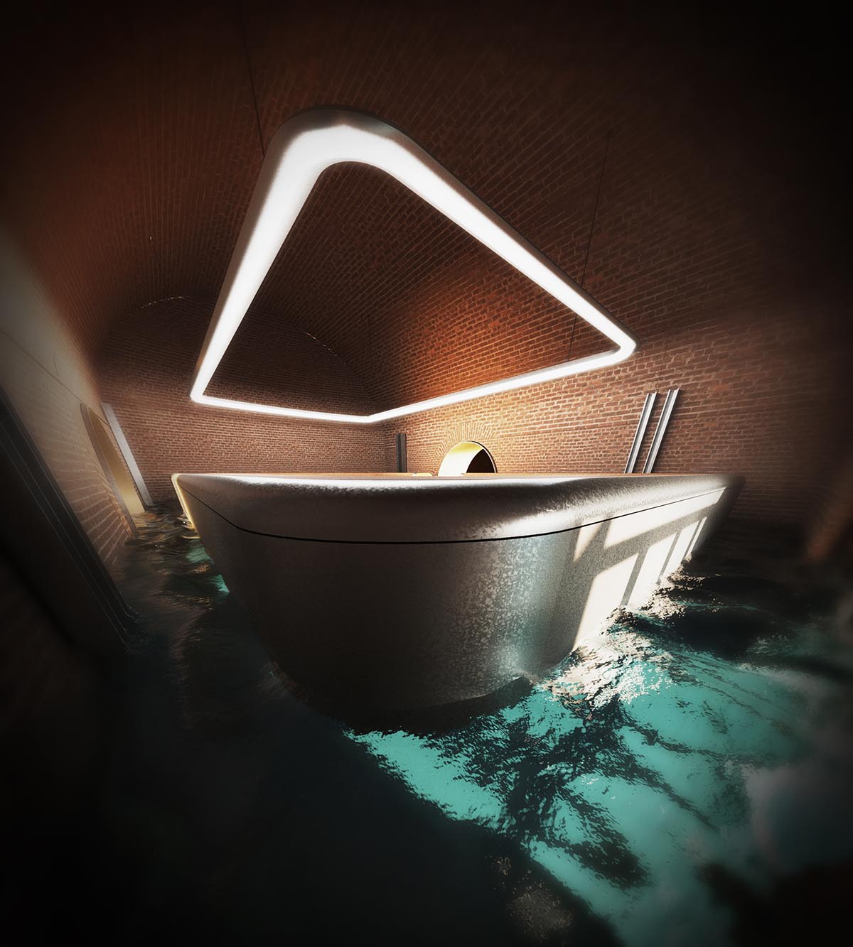 CRA reveals design for floating kinetic structures against the Po River’s recurring floods 