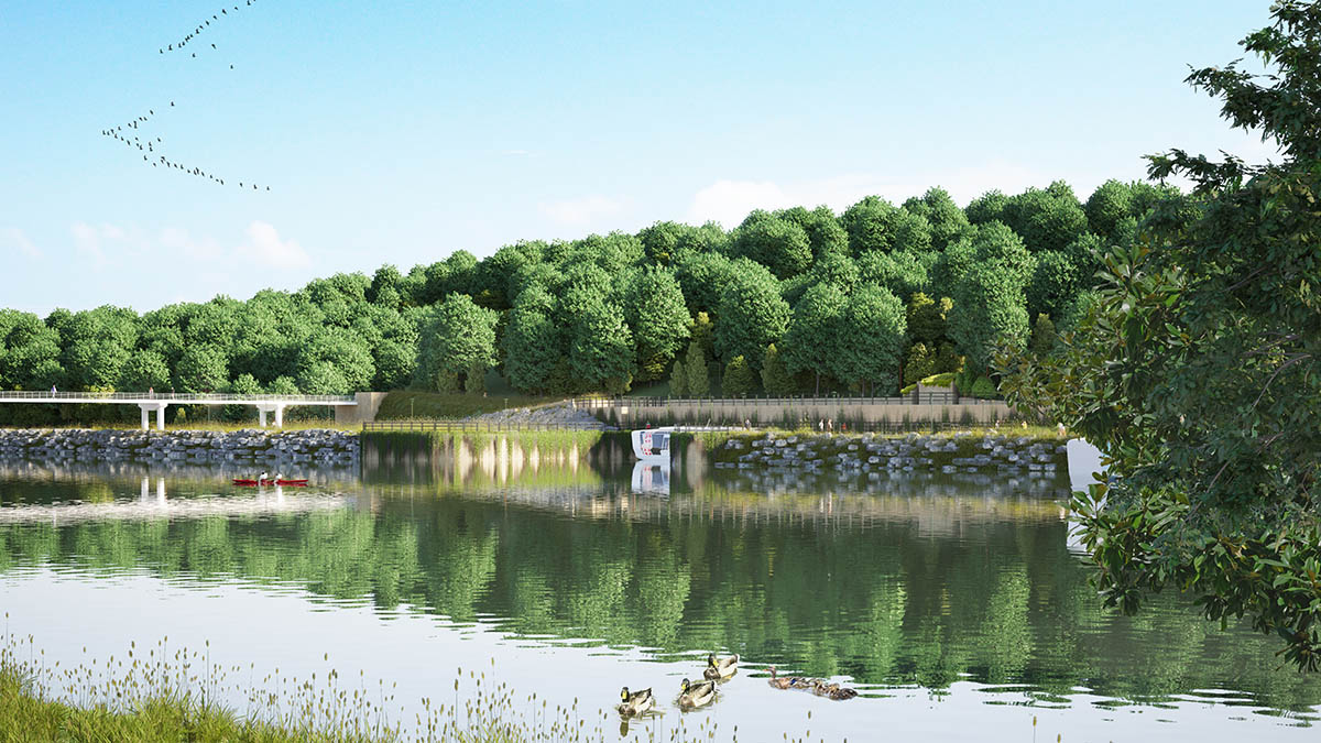 CRA reveals design for floating kinetic structures against the Po River’s recurring floods 