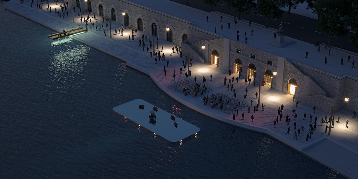 CRA reveals design for floating kinetic structures against the Po River’s recurring floods 
