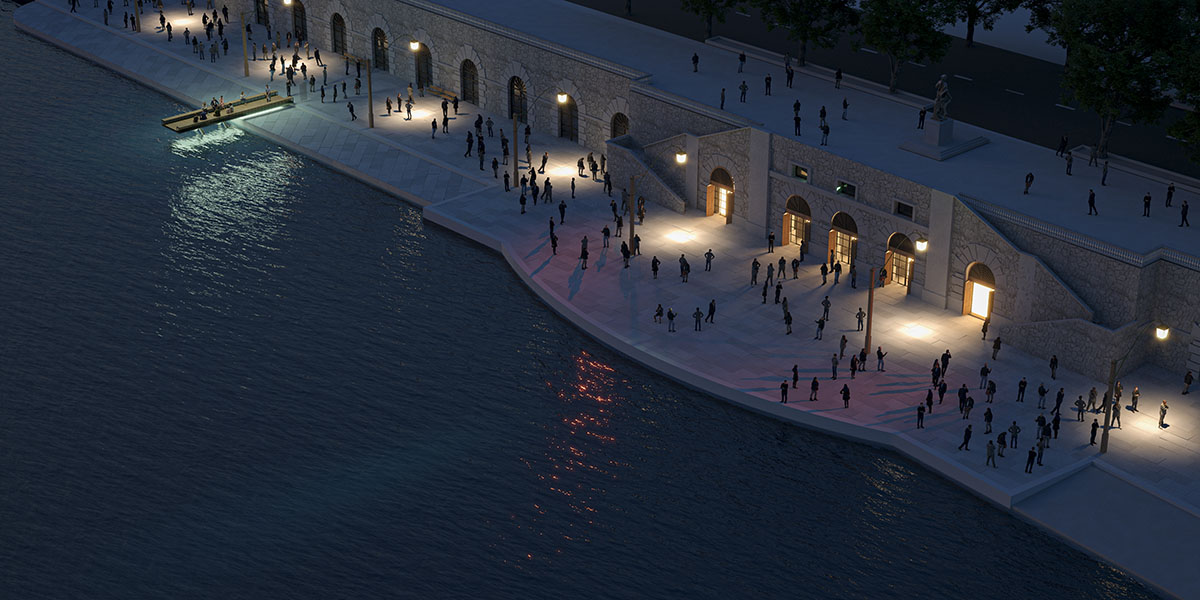 CRA reveals design for floating kinetic structures against the Po River’s recurring floods 
