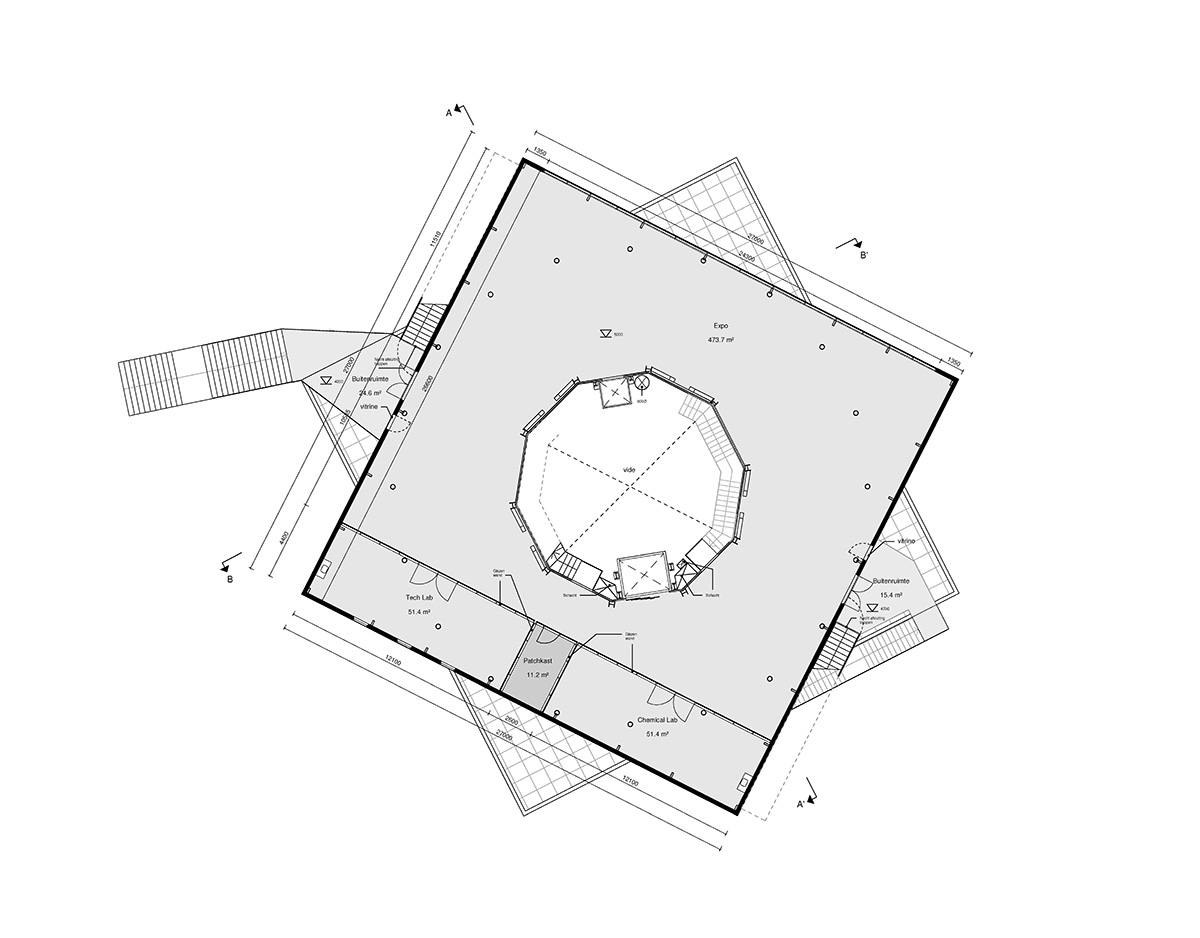 MVRDV's experience centre features rotated volumes offering expansive views in Rotterdam 