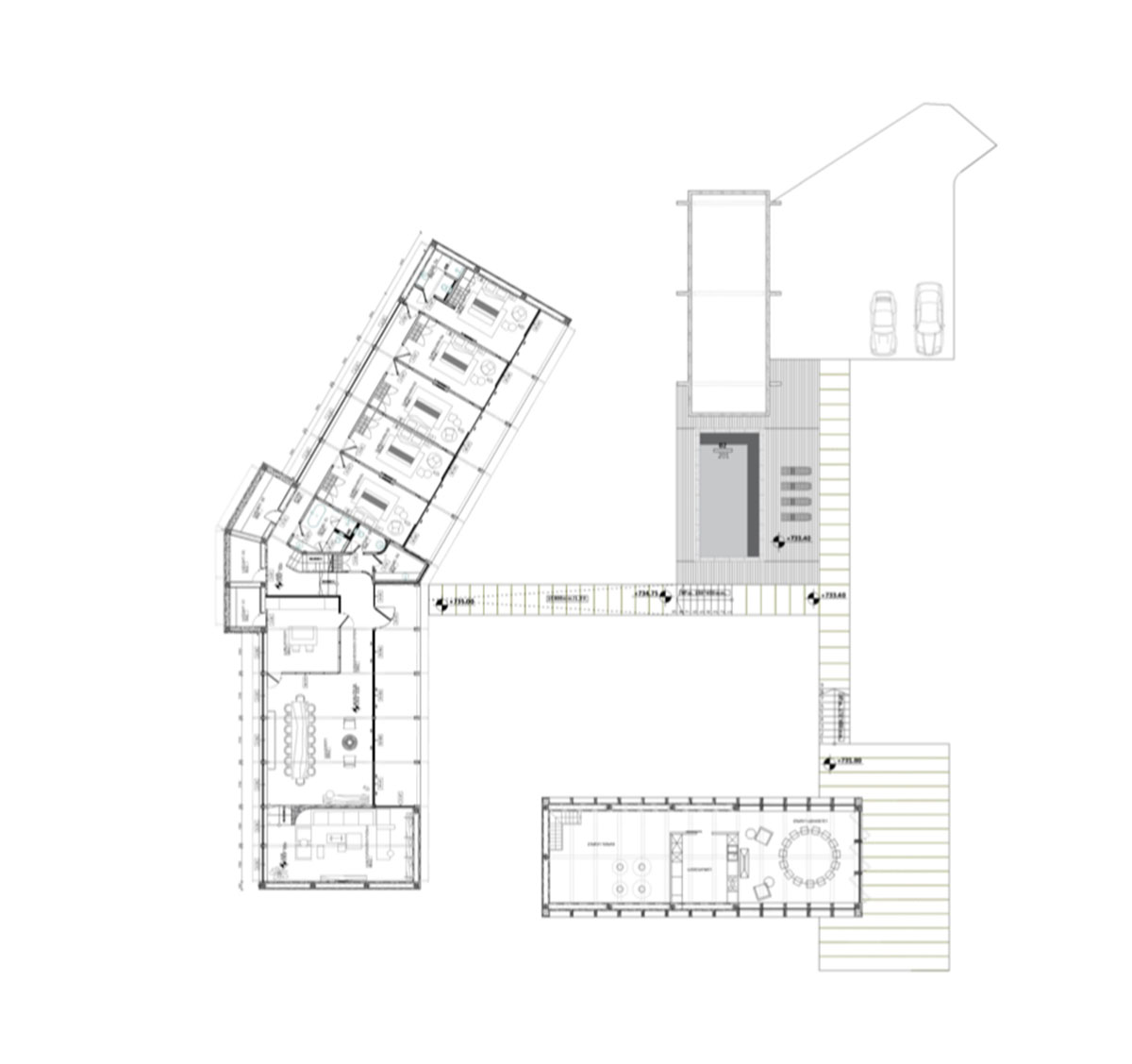 The stone and wood Tbilisi residence integrates architecture with the natural landscape