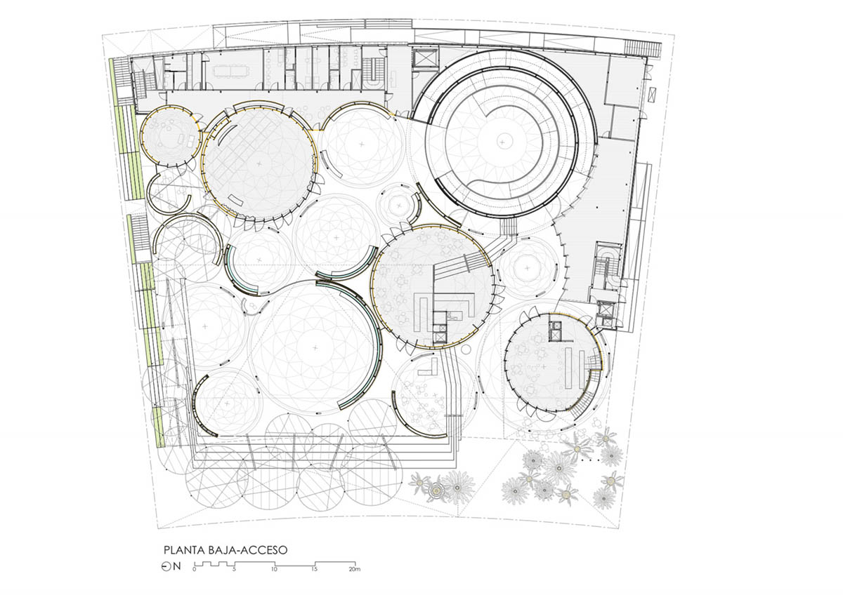 Amann-Cánovas-Maruri adds colorful conic roofs to Spanish Pavilion at Expo 2020 Dubai