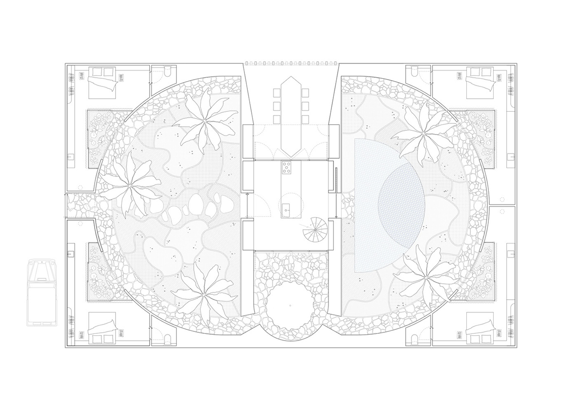 Atelier Matteo Arnone adds spacious brick tower to holiday home in Brazilian forest